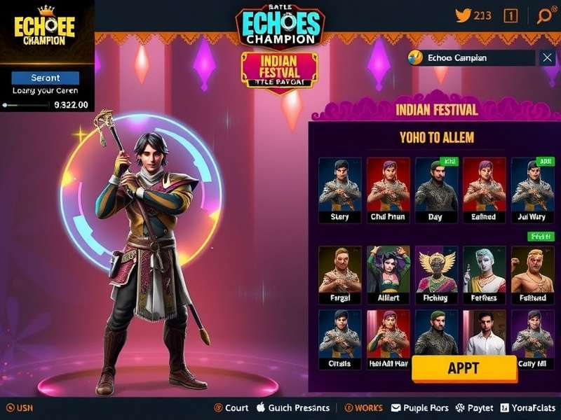 Echoes Champion Indian festival event showcasing Diwali themed content